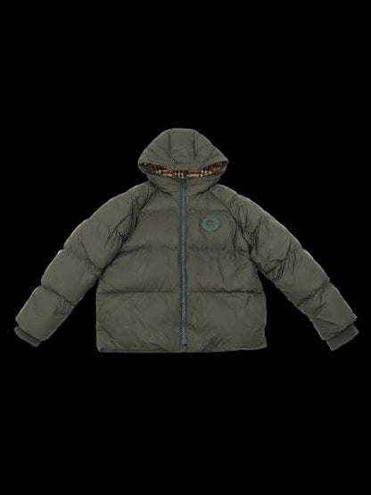 Perfect Burberry Green Puffer Jacket for Kids Size 14