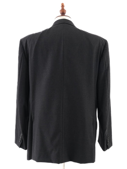 Excellent BRIONI Gray Wool Suit Jacket Size XL for Men