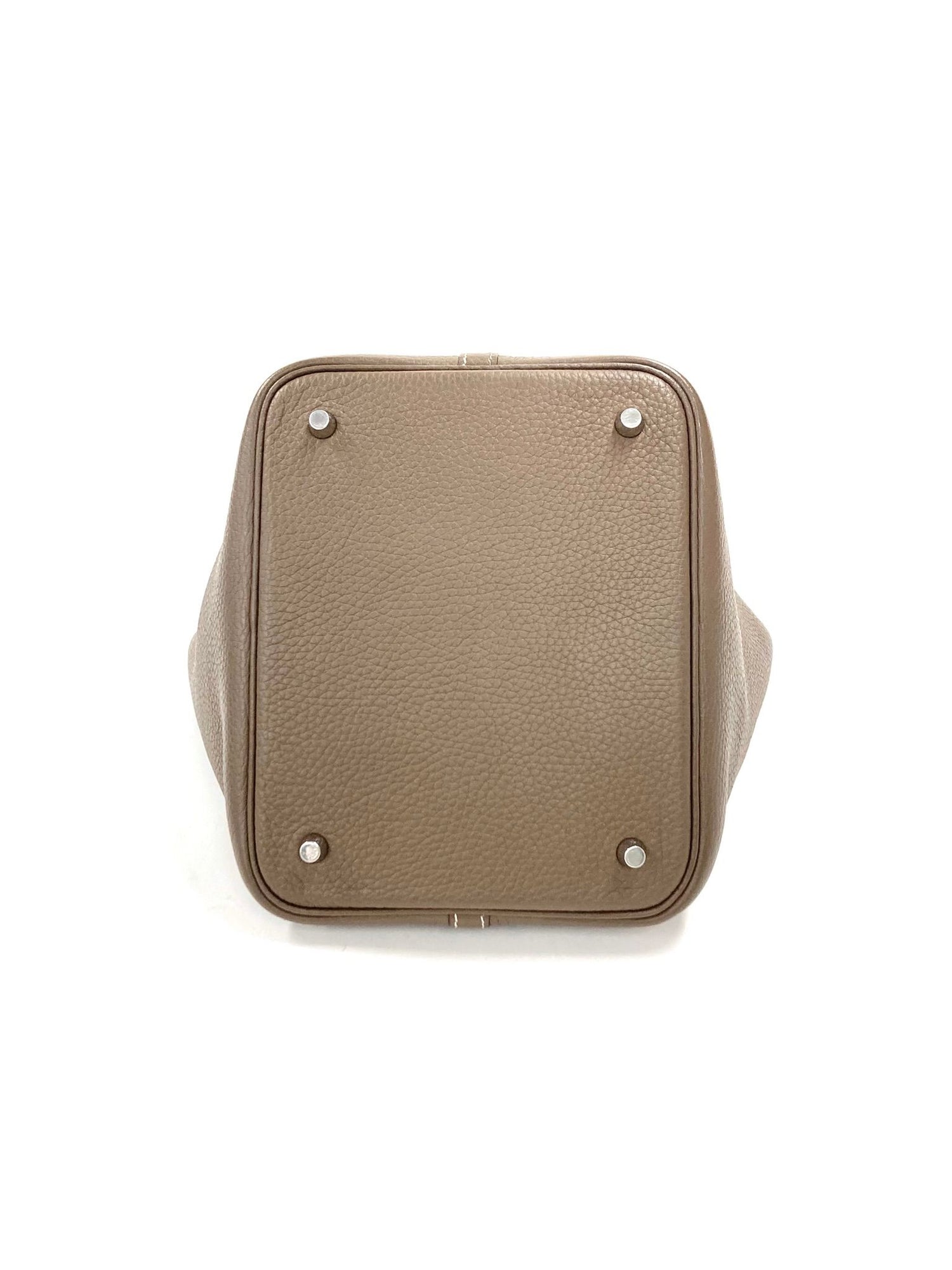 Hermes Etoupe Picotin MM,Taurillon Clemence PHW  U Stamp