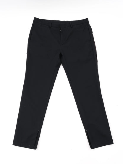 Excellent Diesel Black Wool Blend Pants Size L Made in Tunisia