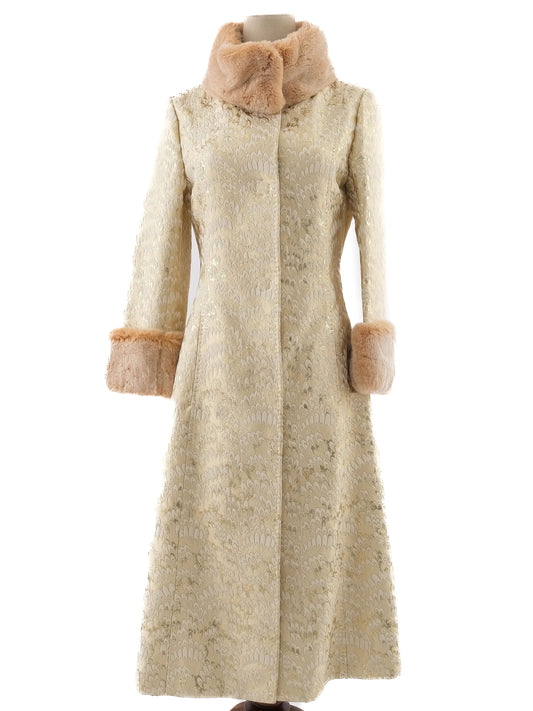 Excellent Dolce Gabbana Long Coat Combined Color Size S