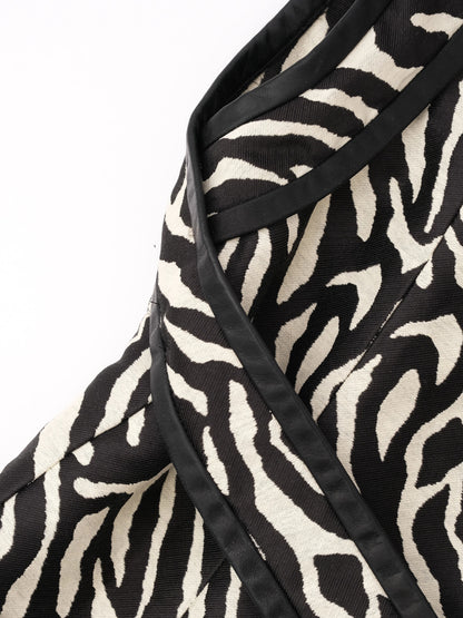 Excellent Dsquared2 Sleeveless Dress Zebra Print Size S Made in Italy