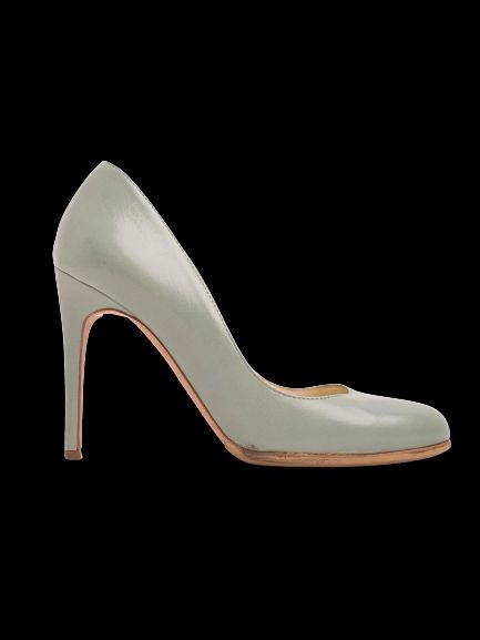 Average Rupert Sanderson Blue Leather Stiletto Shoe Size 35