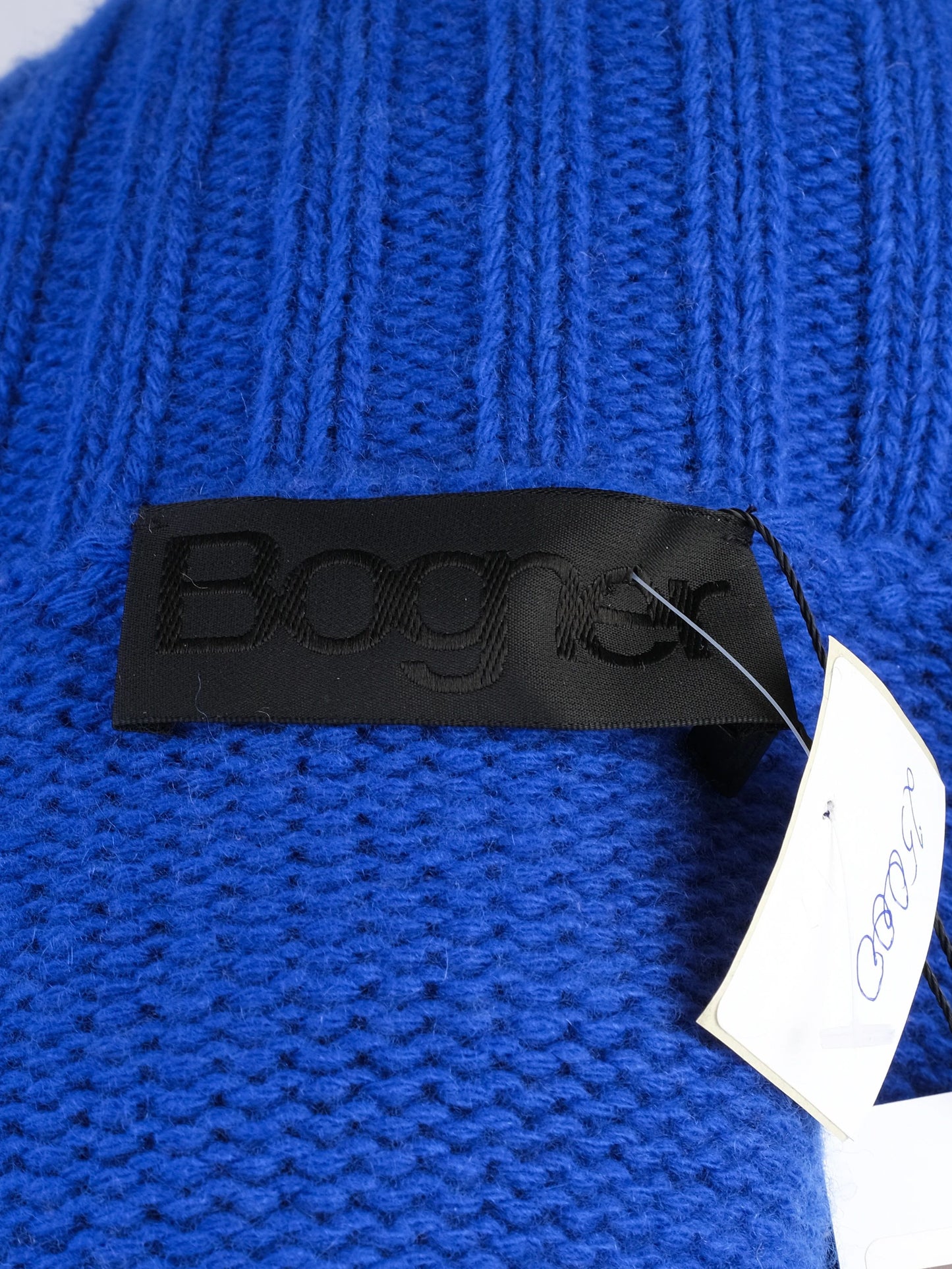 excellent bogner women's wool sweater size m blue mountain design