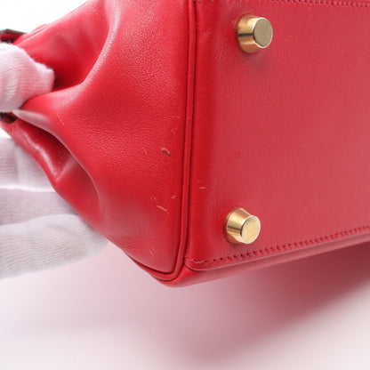 Hermes Mini Kelly Crossbody Hand Bag D Gulliver Leather Red Ghw