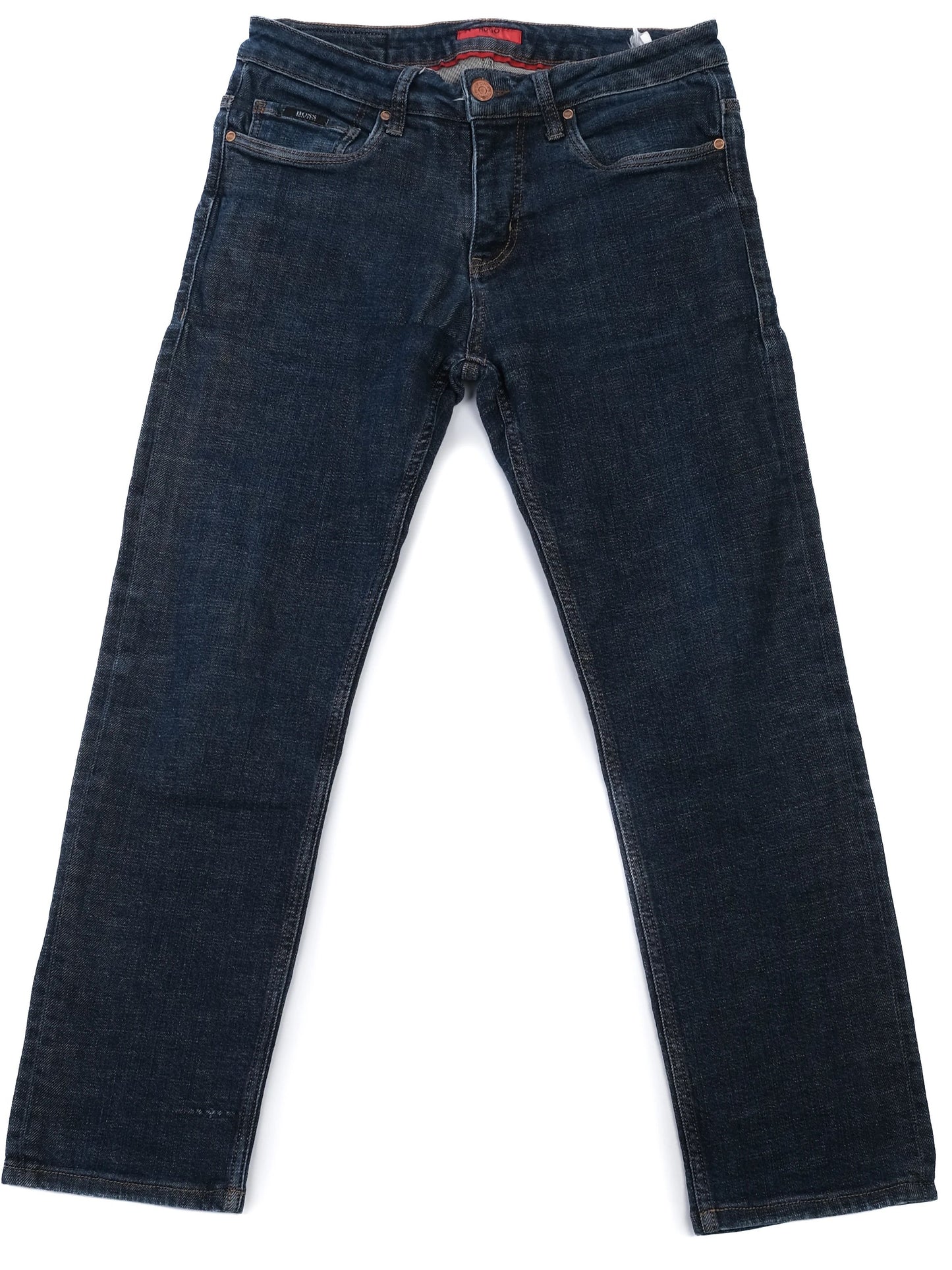 excellent hugo boss blue jeans womenõs size - elastane