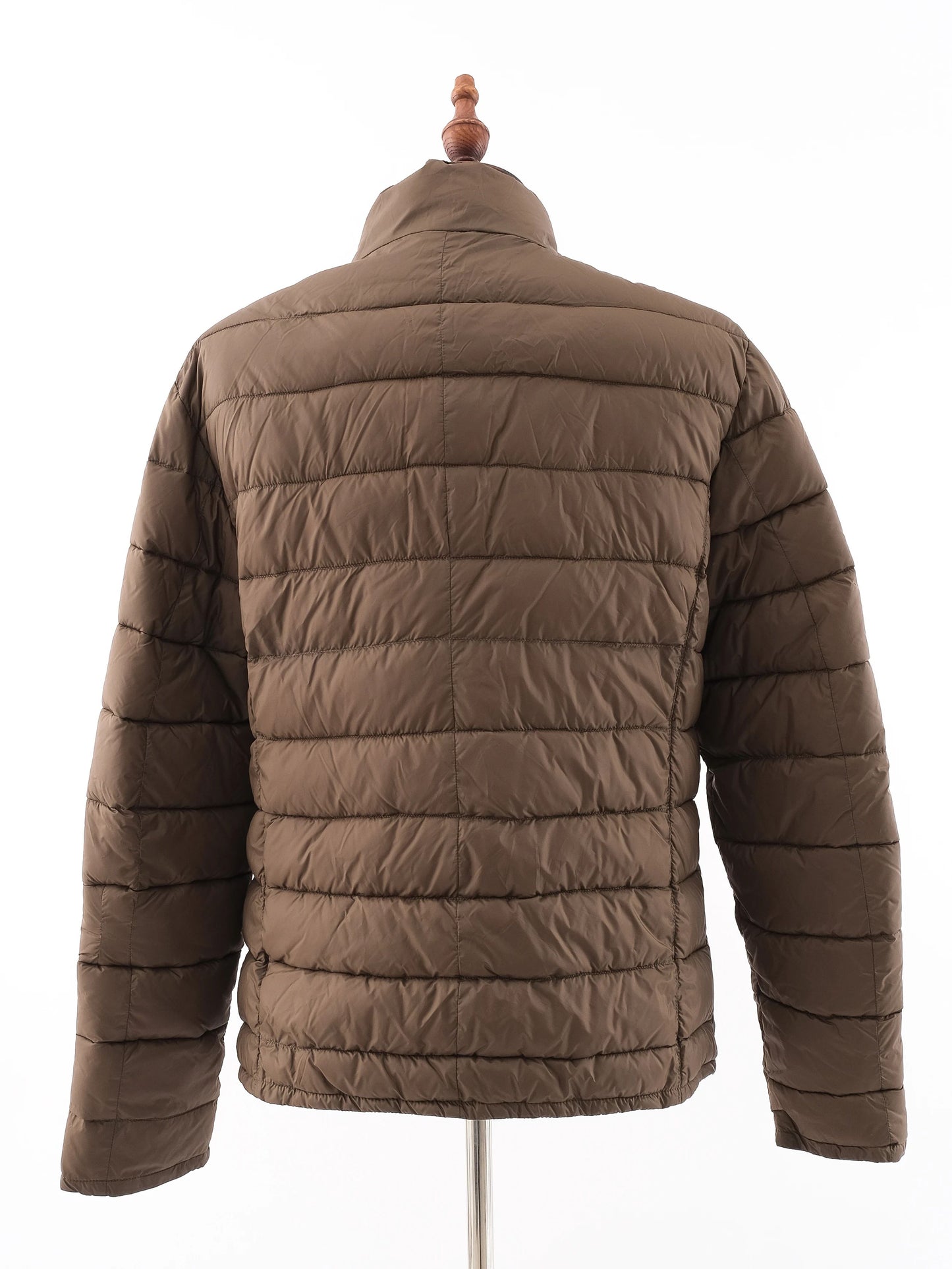 excellent baldinini green nylon jacket size l for men