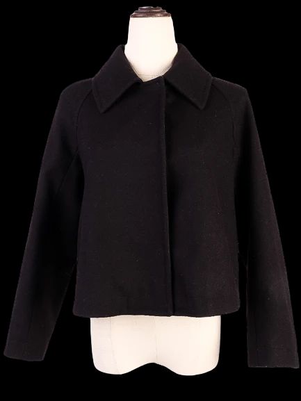 max mara shine! black wool jacket women's perfect condition