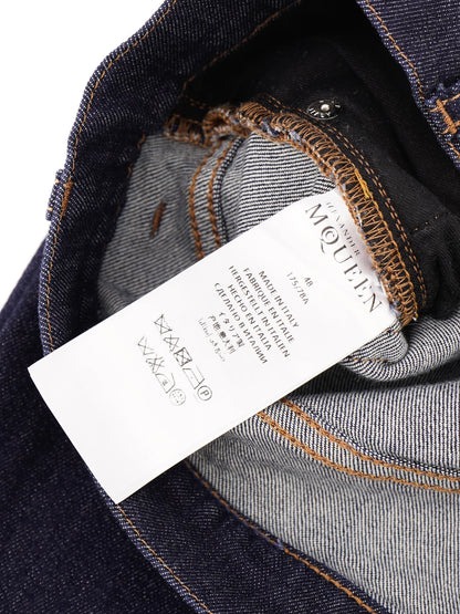 Alexander McQueen Blue Denim Jeans Size M Excellent Condition