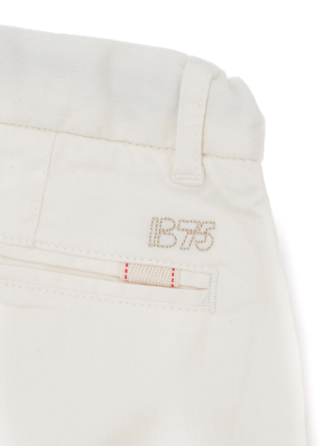 excellent bonpoint white pants size 10 for kids with embroidered detail
