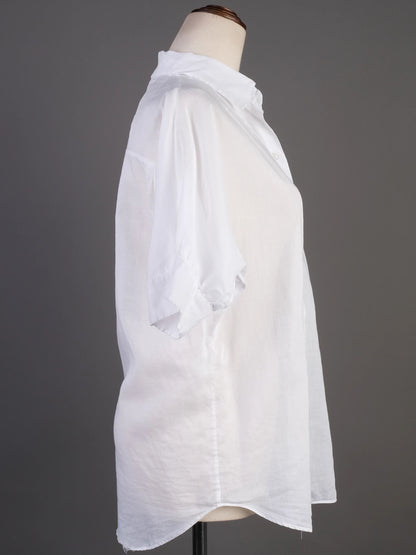 Excellent Moschino White Cotton Shirt Size M with Classic Collar