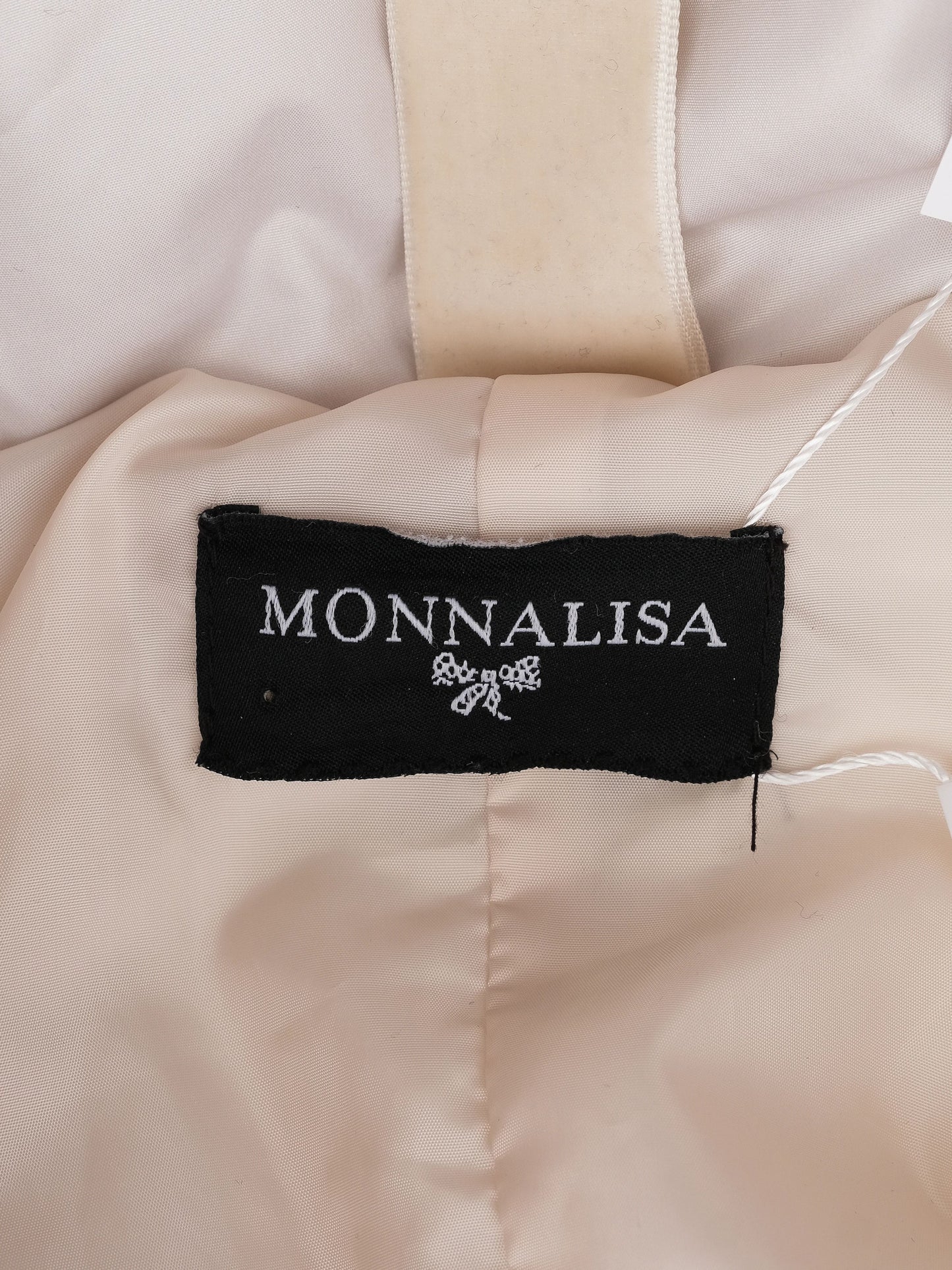 monnalisa floral puffer coat gray size 12 excellent condition