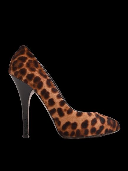 excellent dolce gabbana leopard-print high heel shoes size 39