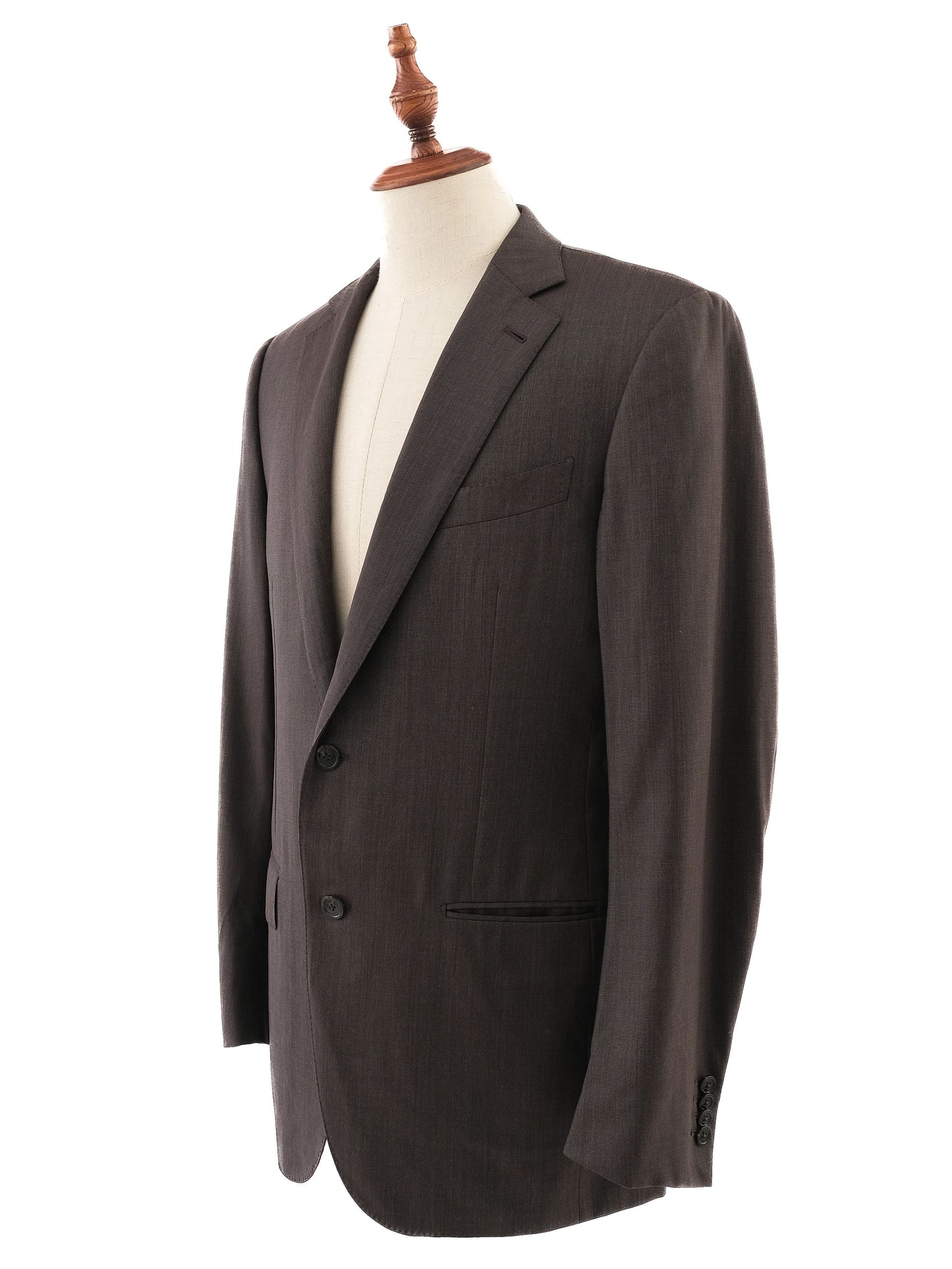 perfect ermenegildo zegna gray wool suit jacket size m