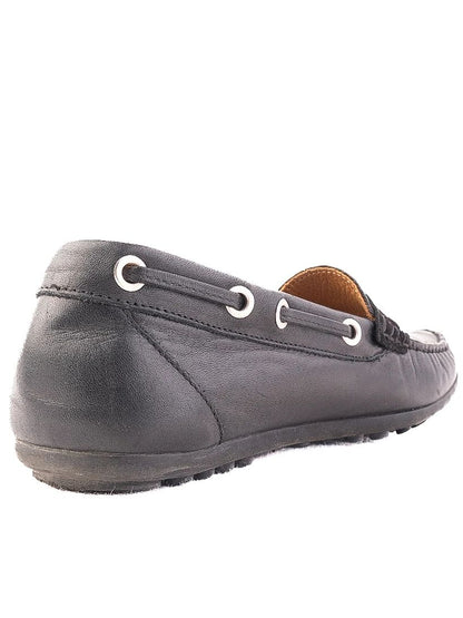 Average Cezare Paciotti Black Leather Loafers Size 37 Women