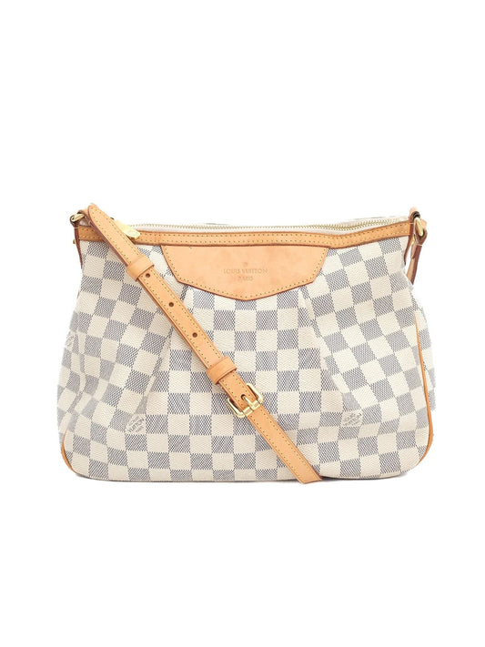 Excellent Louis Vuitton Handbag Checkered Leather WomenÕs Bag