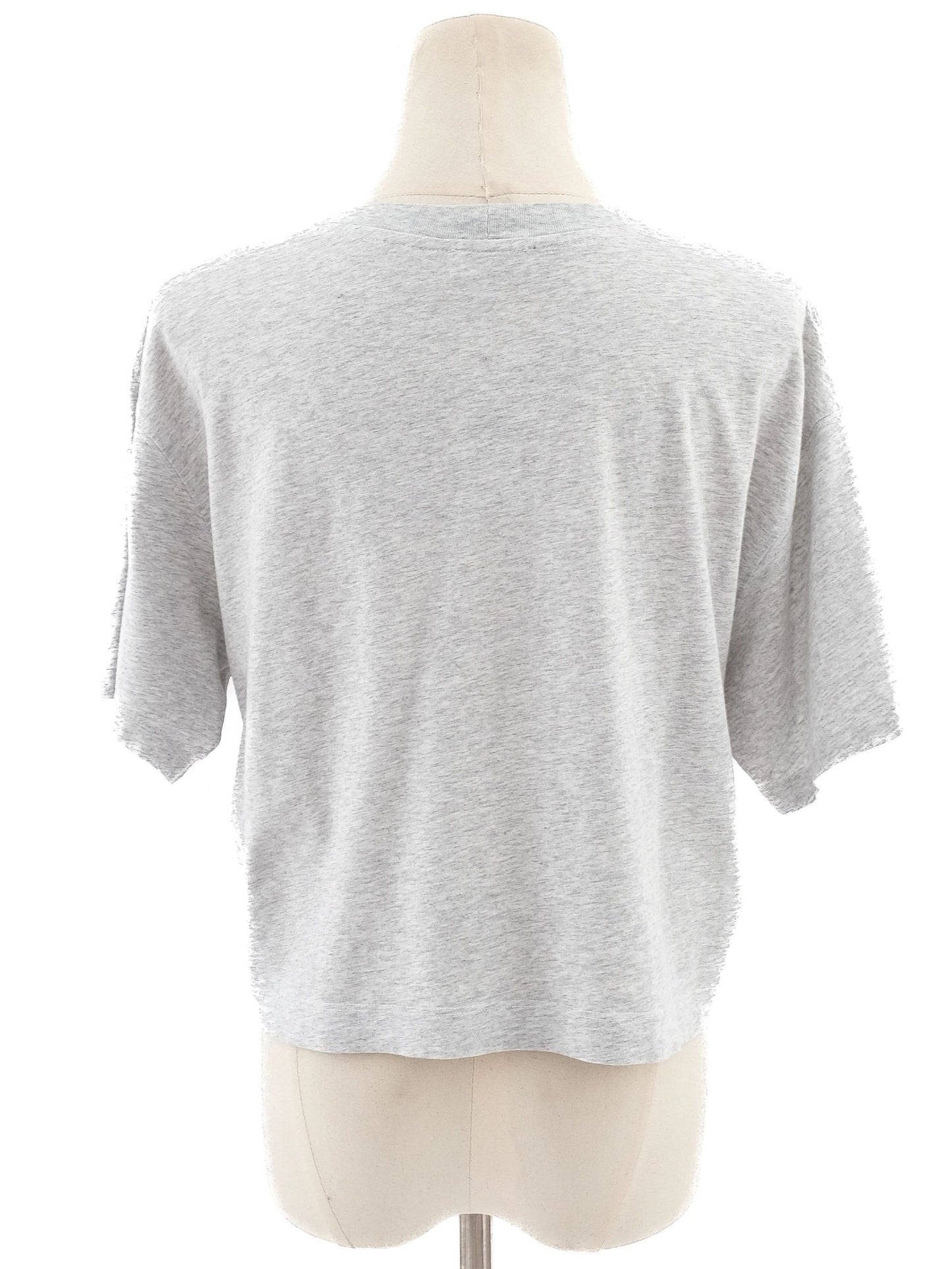 excellent sandro gray t-shirt women's size casual cotton sandro club