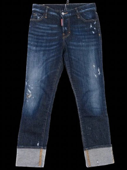 Excellent DSQUARED2 Distressed Blue Jeans Size XS Women