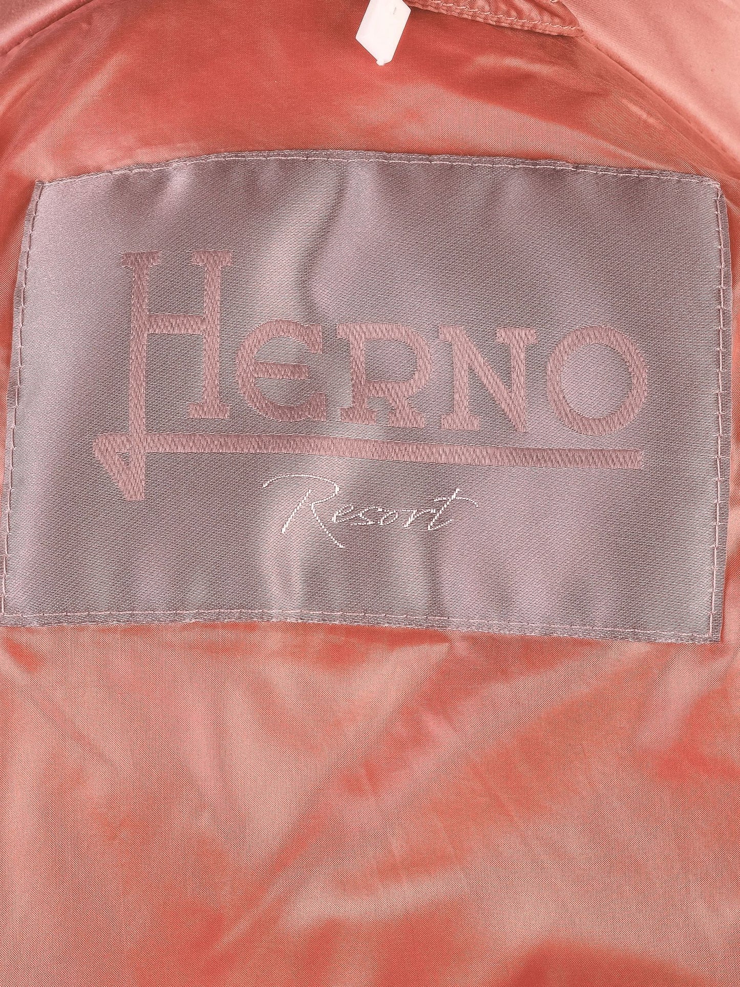 average herno pink quilted puffer coat size m women's