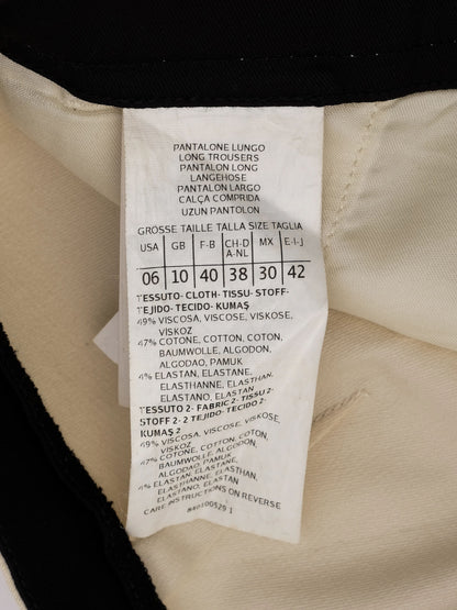 Perfect MaxCo White Pants with Black Belt for Women