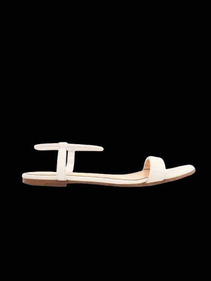good gianvito rossi white leather sandals size 36.5 for women