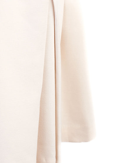 Excellent Pinko White Pleated Skirt in Viscose Size M