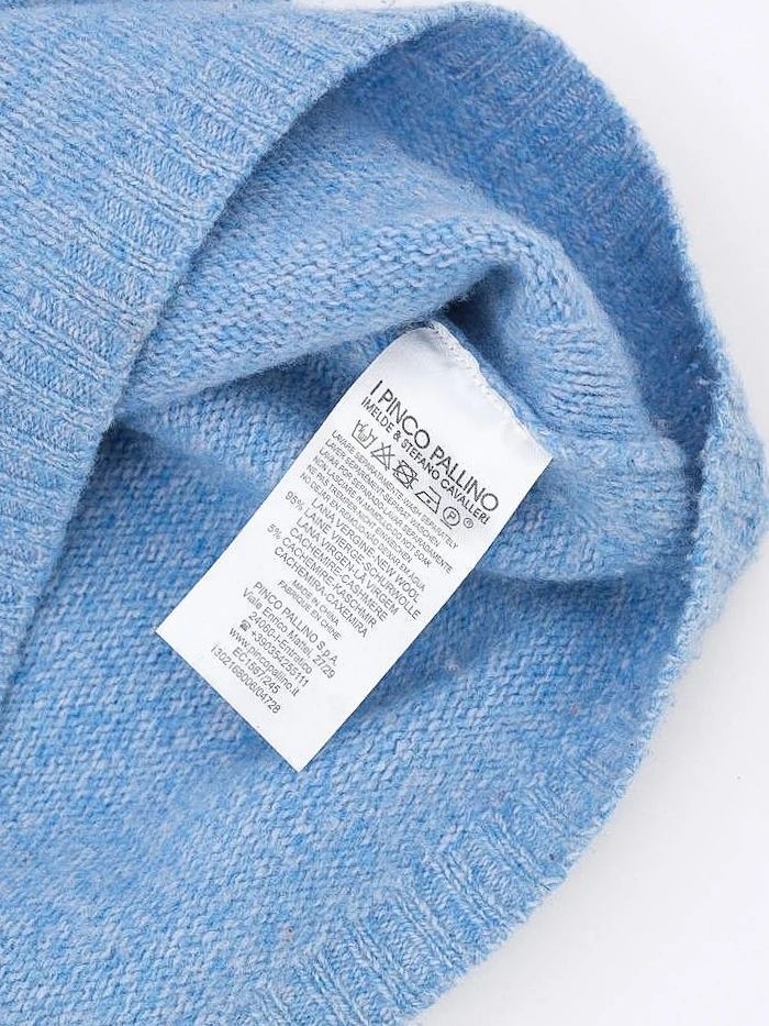 excellent i pinco pallino blue wool sweater for kids, size 6