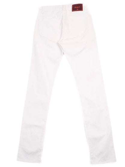 Perfect Isaia Women's White Cotton Jeans Size M