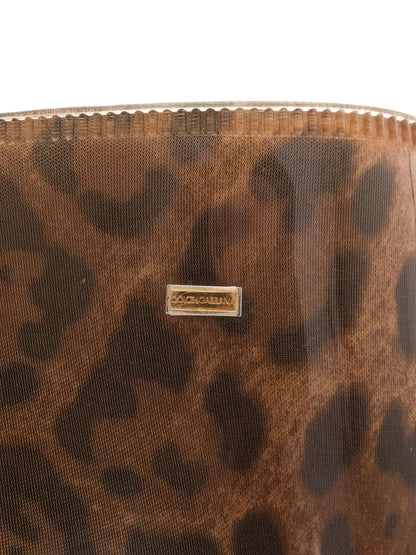 Excellent Dolce Gabbana Leopard Print Boots Size 36 Glossy Finish