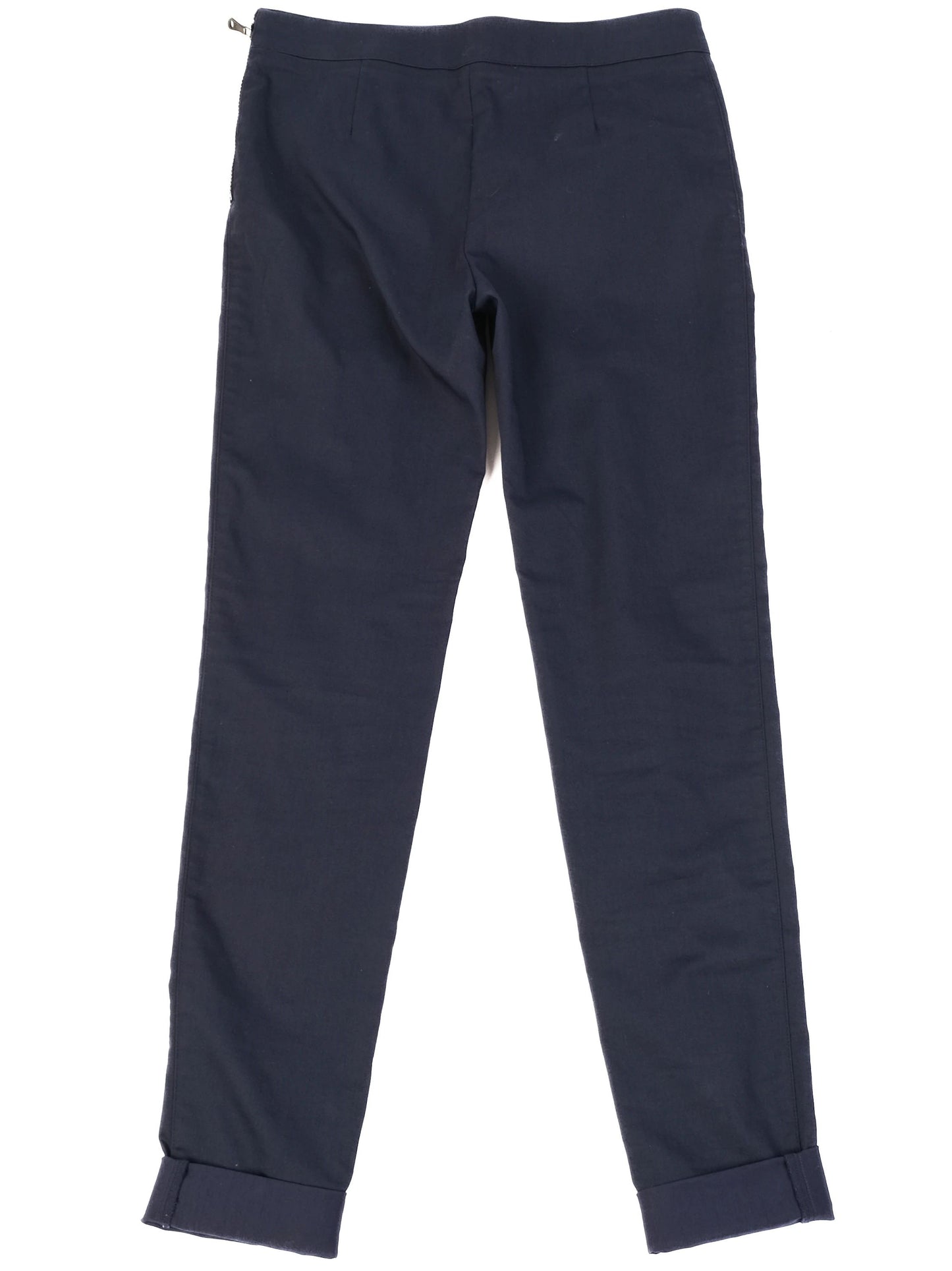 excellent dolce gabbana navy blue nylon pants with zippered pockets