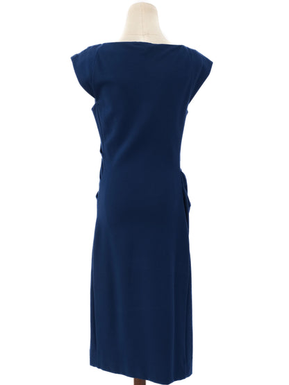 Excellent Diane von Furstenberg Blue Sleeveless Dress Size L
