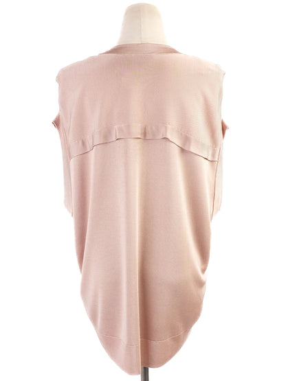 Excellent Cos Pink Viscose Sleeveless Top Size M Women