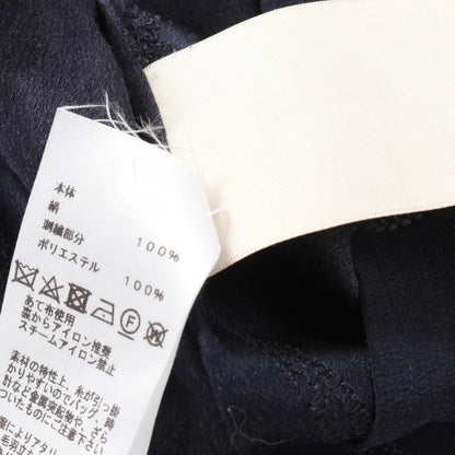 Hermes Chne Dunkel Other Tops Navy Silk 3e 0609dv