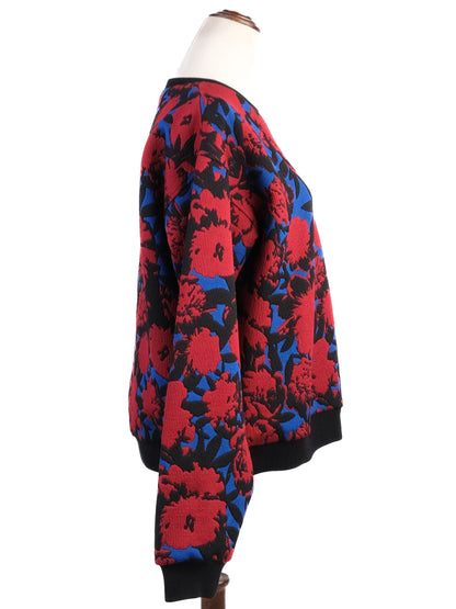 ETRO Floral Patterned Sweater Black Size S Excellent Condition