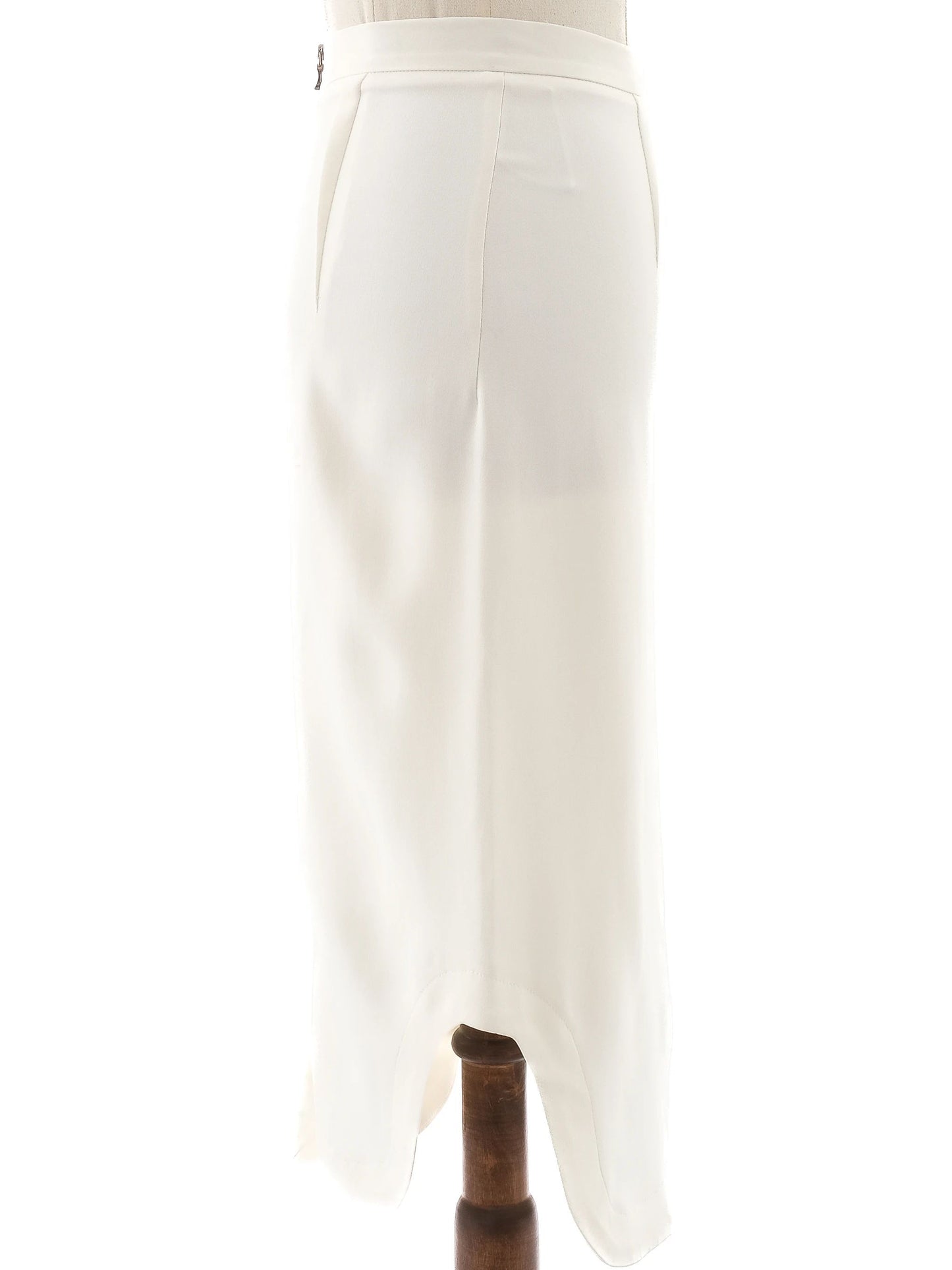 excellent roland mouret yellow viscose pencil skirt size xs