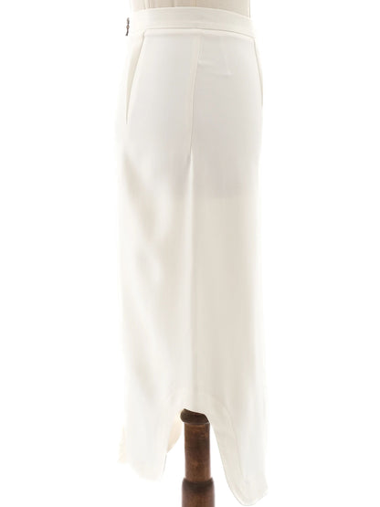 Excellent Roland Mouret Yellow Viscose Pencil Skirt Size XS