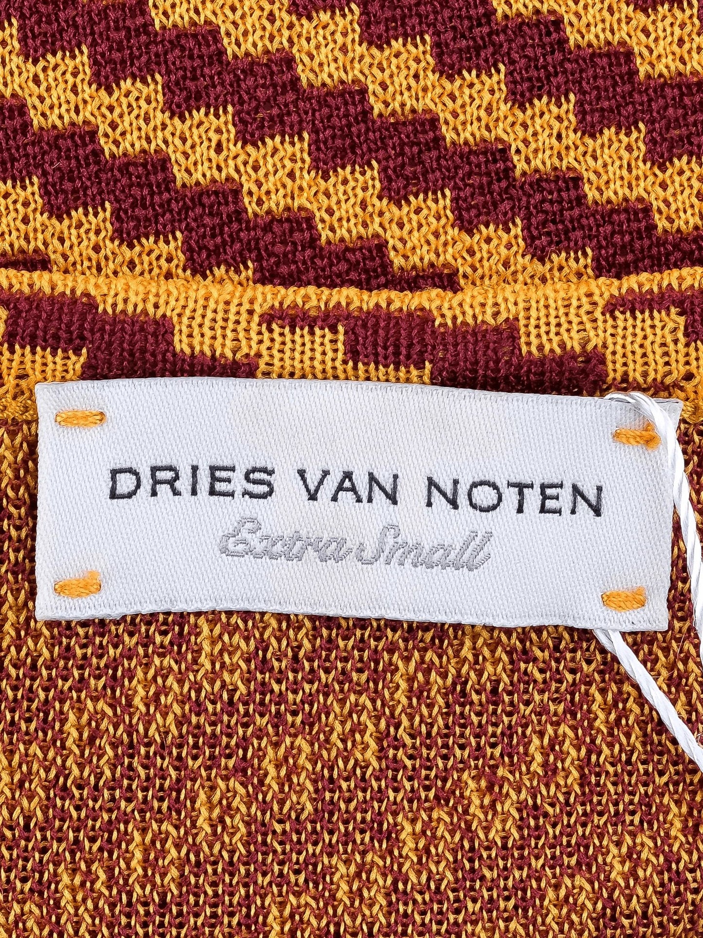 excellent dries van noten women's short-sleeved shirt size s orange