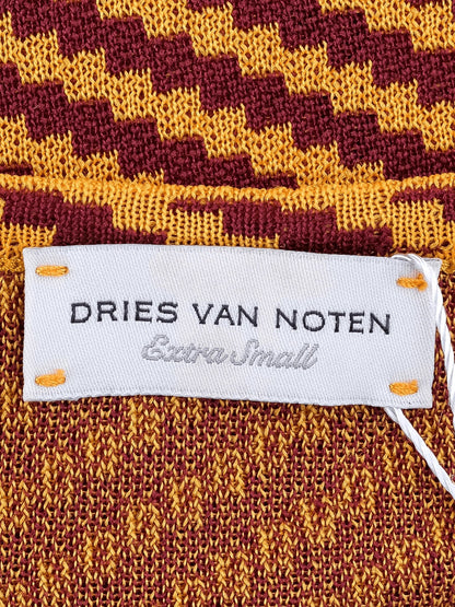 EXCELLENT Dries Van Noten Women's Short-Sleeved Shirt Size S Orange