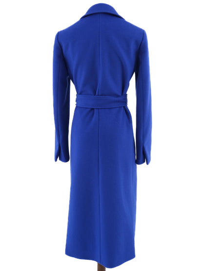 MaxCo Women's Blue Wool Coat XXS Perfect Condition