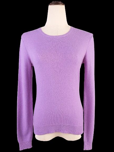 good ralph lauren purple cashmere sweater size m for women