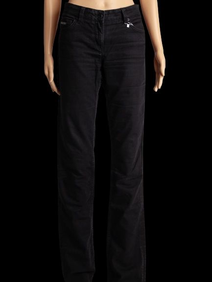 good burberry black cotton pants for women - stylish fit