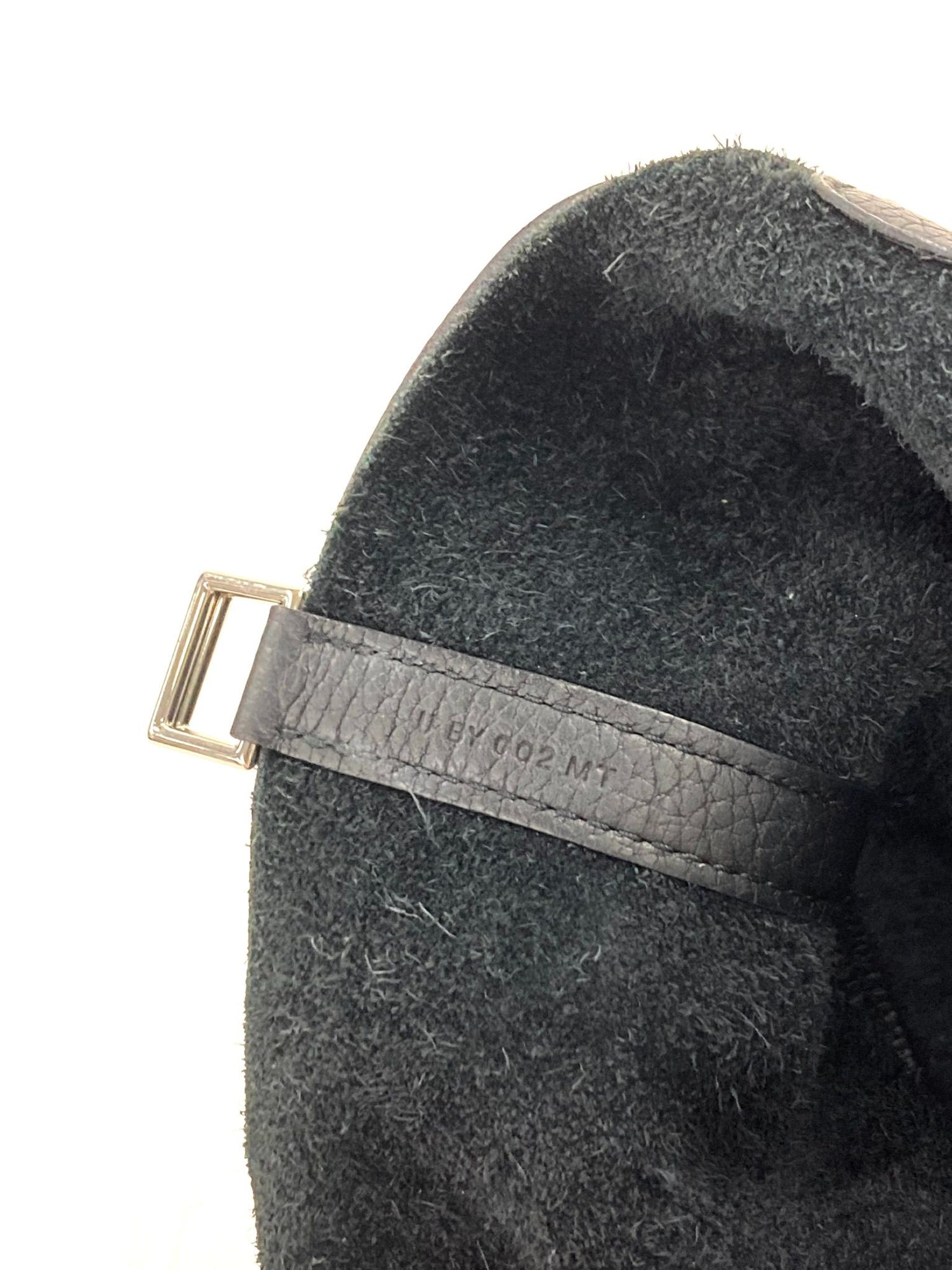 Hermes Black Picotin MM,Taurillon Clemence PHW  U Stamp