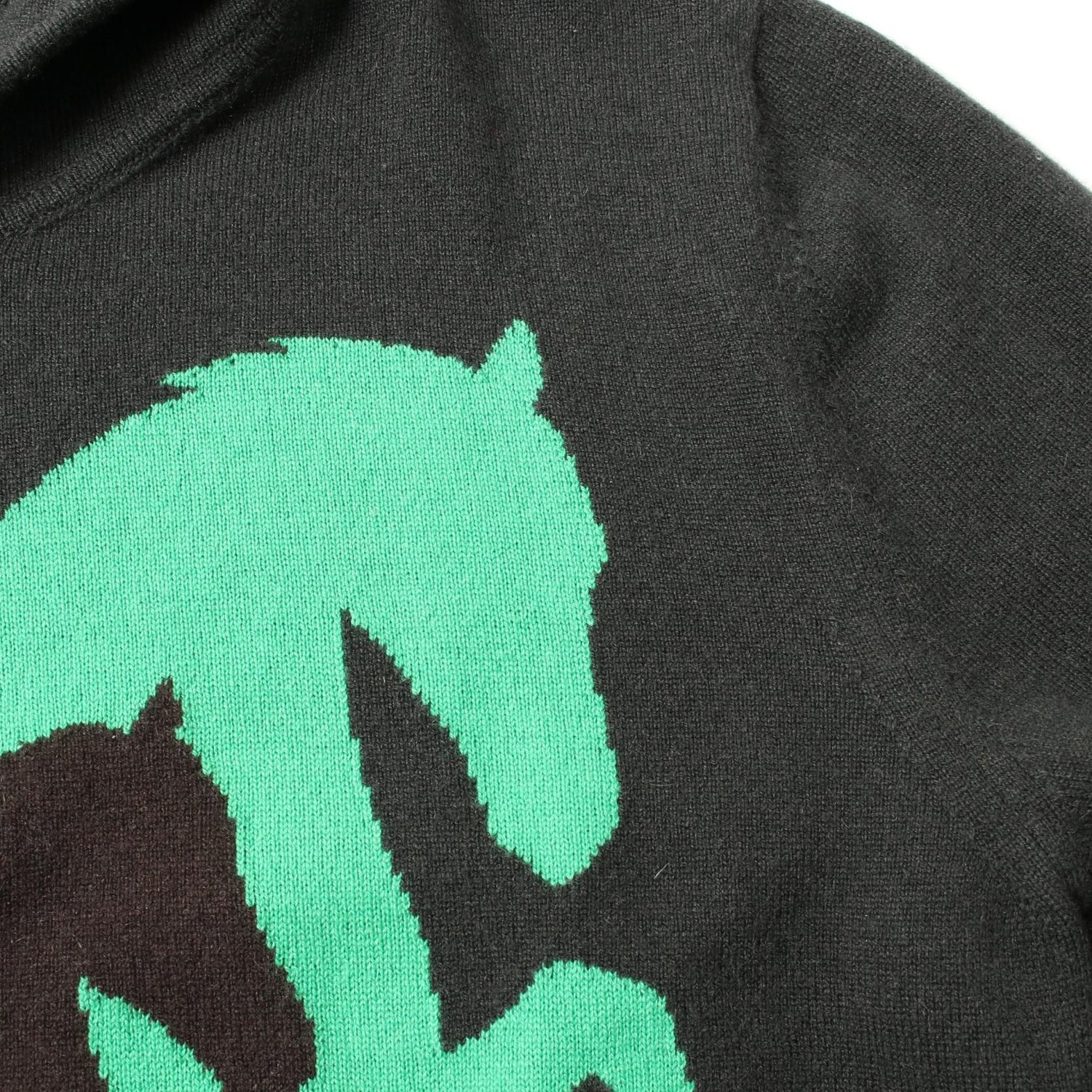 Hermes Chess And Shadow Hoodie Cashmere Green Mens L