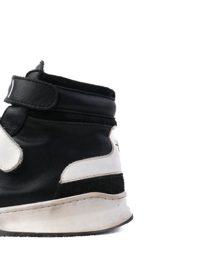 Excellent Dior Black Leather High-Top Sneakers Size 34 for Kids
