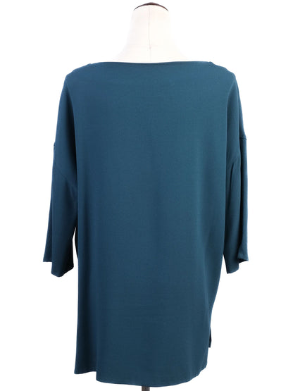 Etro Green Viscose Loose-Fitting Top Size L - Excellent Condition