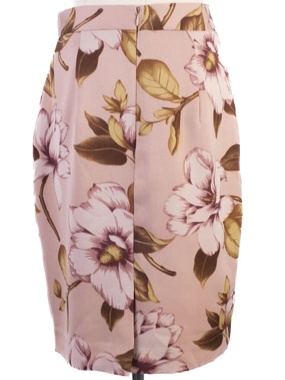 NEW By Malene Birger Floral Skirt Pink Size S
