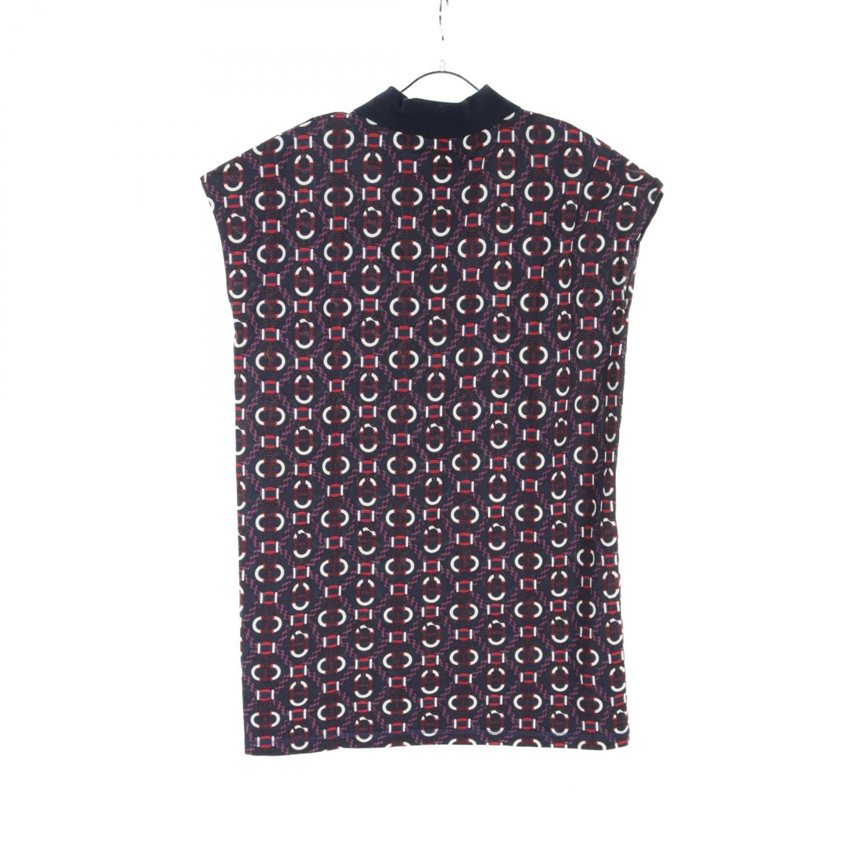Hermes Kanoe Dress White Navy Red White Cotton 3e 4512db