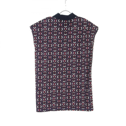 Hermes Kanoe Dress White Navy Red White Cotton 3e 4512db