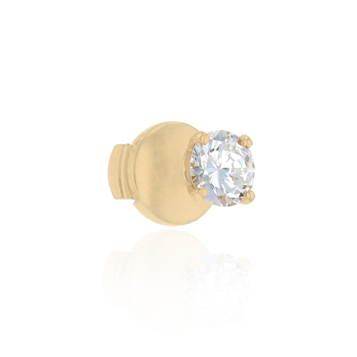 gena x mika‘l dan diamant diamond an gold earring