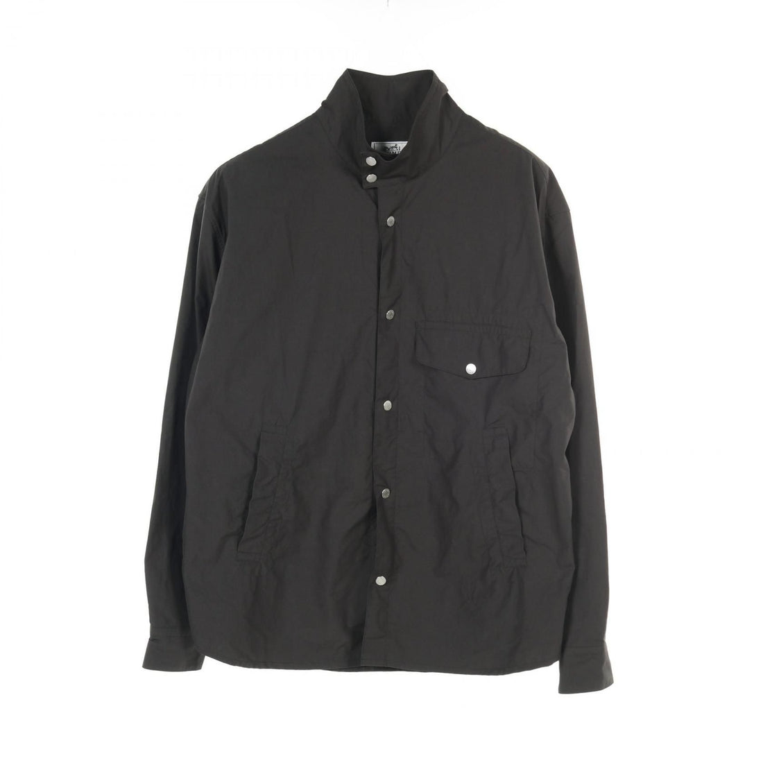 Hermes Boxy Fit Overlapping Pockets Other Tops Gray Cotton